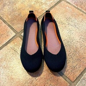 Frank Mully knit fabric slip on ballet flat